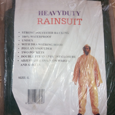 Combinaison imperméable de pluie complet avec pantalon (5500f)